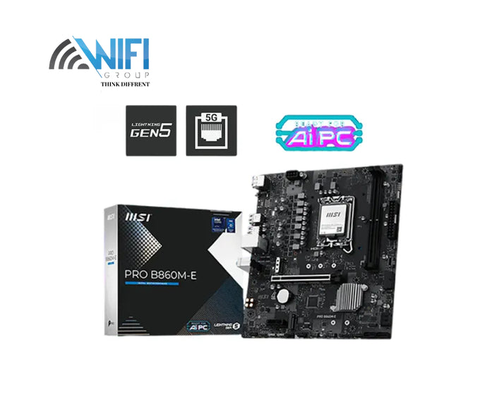 لوحة MSI PRO B860M-E بمنفذ LGA1851