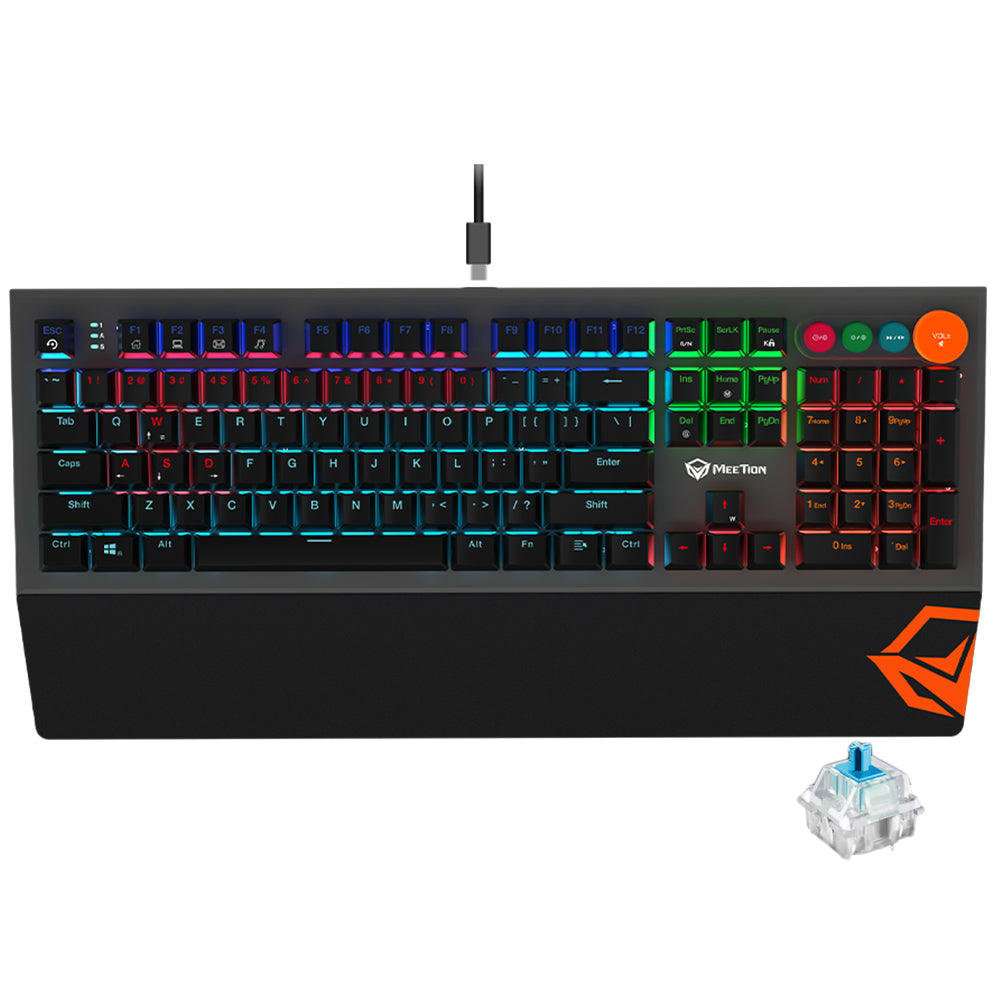 Keyboard Meetion MK500 Blue switch Arabic Wired Mechanical