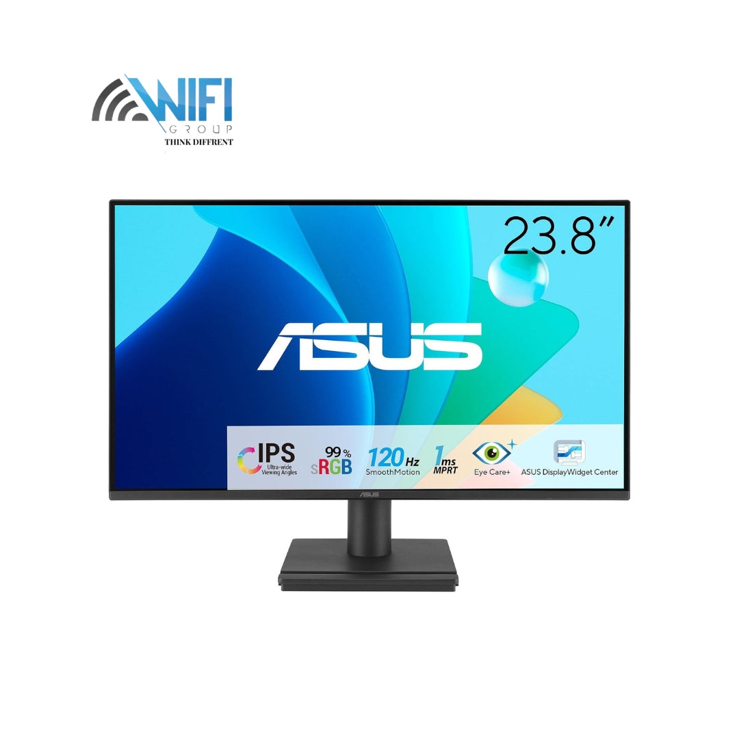 ASUS VA249HG – 23.8-Inch IPS Full HD 1920x1080, 120Hz, 1ms MPRT, HDMI & VGA, Low Blue Light, Flicker-Free, VESA mountable
