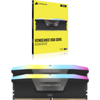 Corsair Vengeance RGB DDR5-6000MHz 48GB (2x24GB) CL36-44-44-96 Dual-Channel Kit – PC5-48000, Intel XMP 3.0, Black RGB Desktop Memory