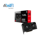 كرت شاشة ASUS Dual RX 9060 XT 16GB GDDR6 من الأمام
