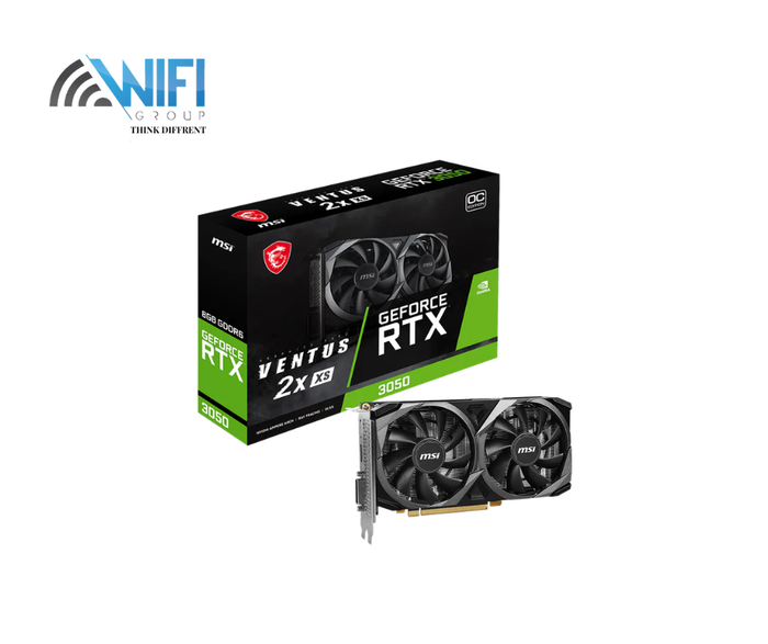 كرت شاشة MSI RTX 3050 VENTUS 2X XS 8GB من الأمام
