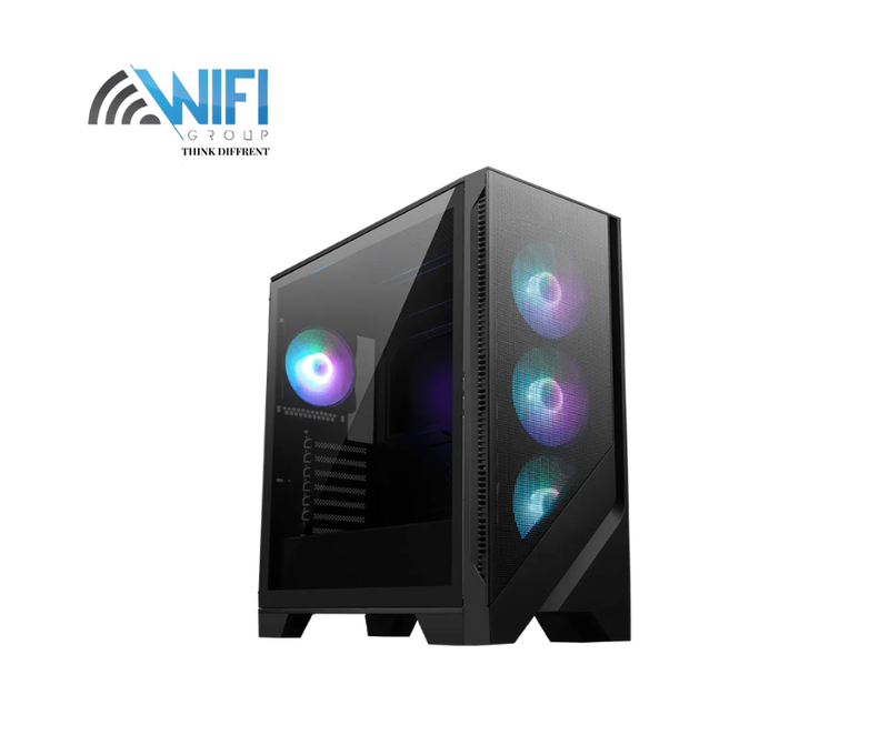جهاز MSI MAG FORGE 321R AIRFLOW من الأمام - واجهة شبكية