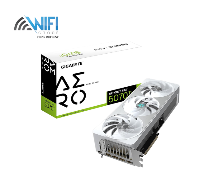 كرت شاشة Gigabyte RTX 5070 Ti Aero 16GB من الأمام
