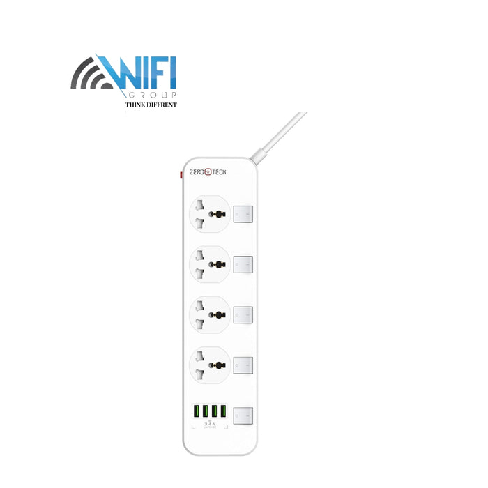 Zero Tech ZPCPS-44CH High Current Trip Fuse Multi-Purpose Power Strip