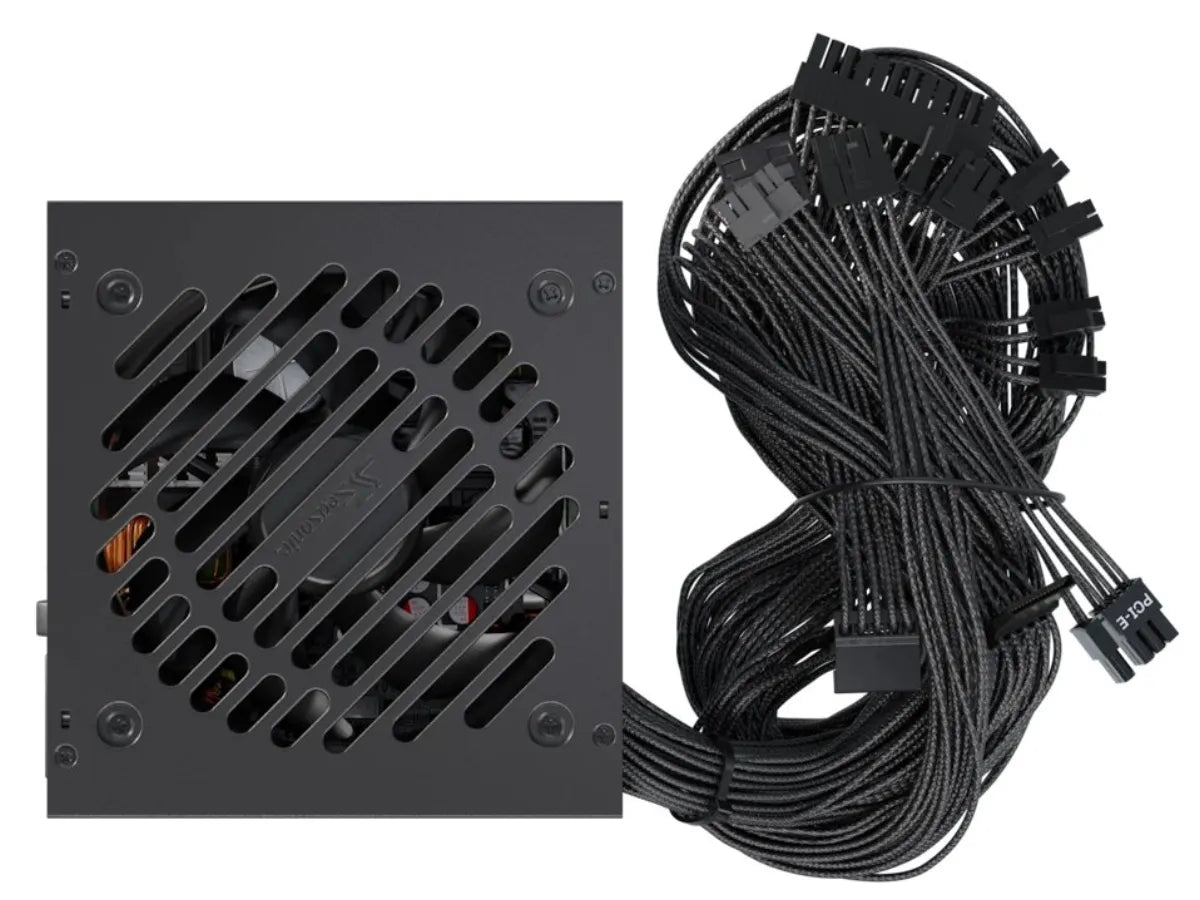 مزود طاقة Seasonic Core BC-850 يوضح الكيبلات