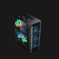 TechnoZone C270 Gaming RGB Computer Case with 600W PSU