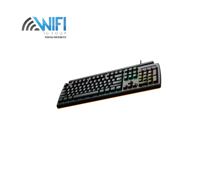 لوحة Meetion MK600RD ميكانيكية عربي Rainbow - WiFi Group