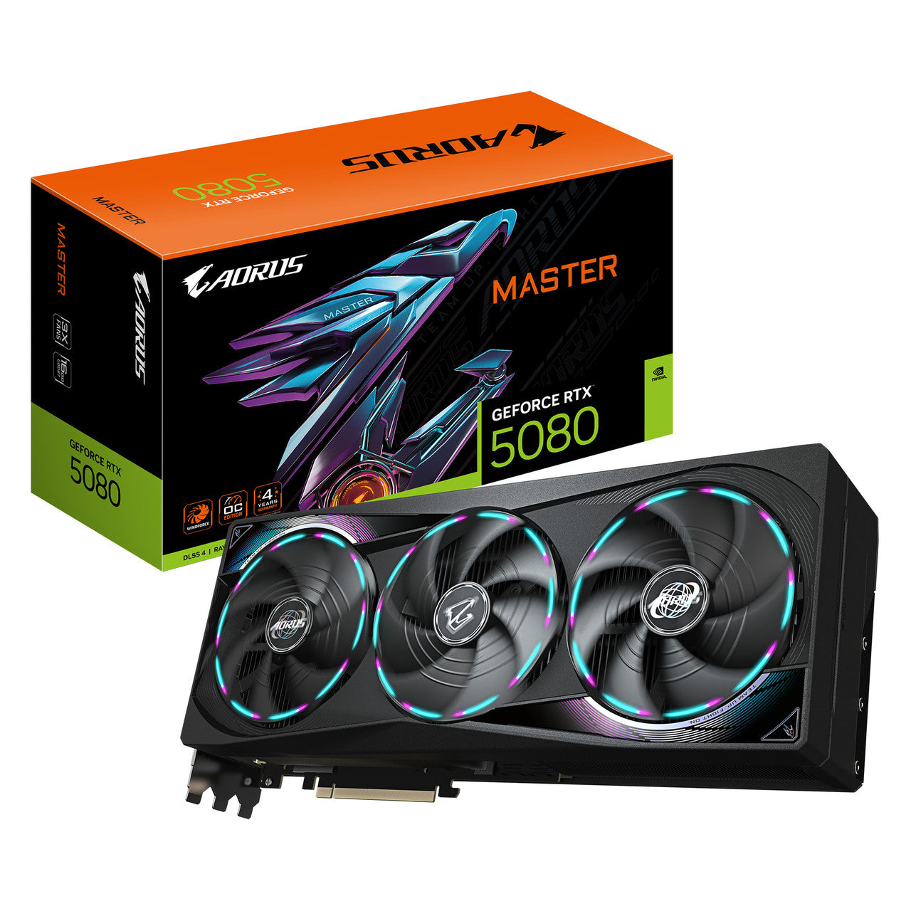 Gigabyte AORUS GeForce RTX 5080 Master 16Gb GDDR7 Graphic Card