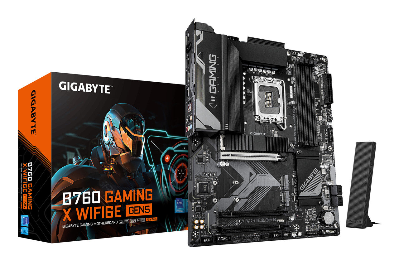 GIGABYTE B760 GAMING X WIFI6E GEN5 ATX Motherboard Intel LGA 1700