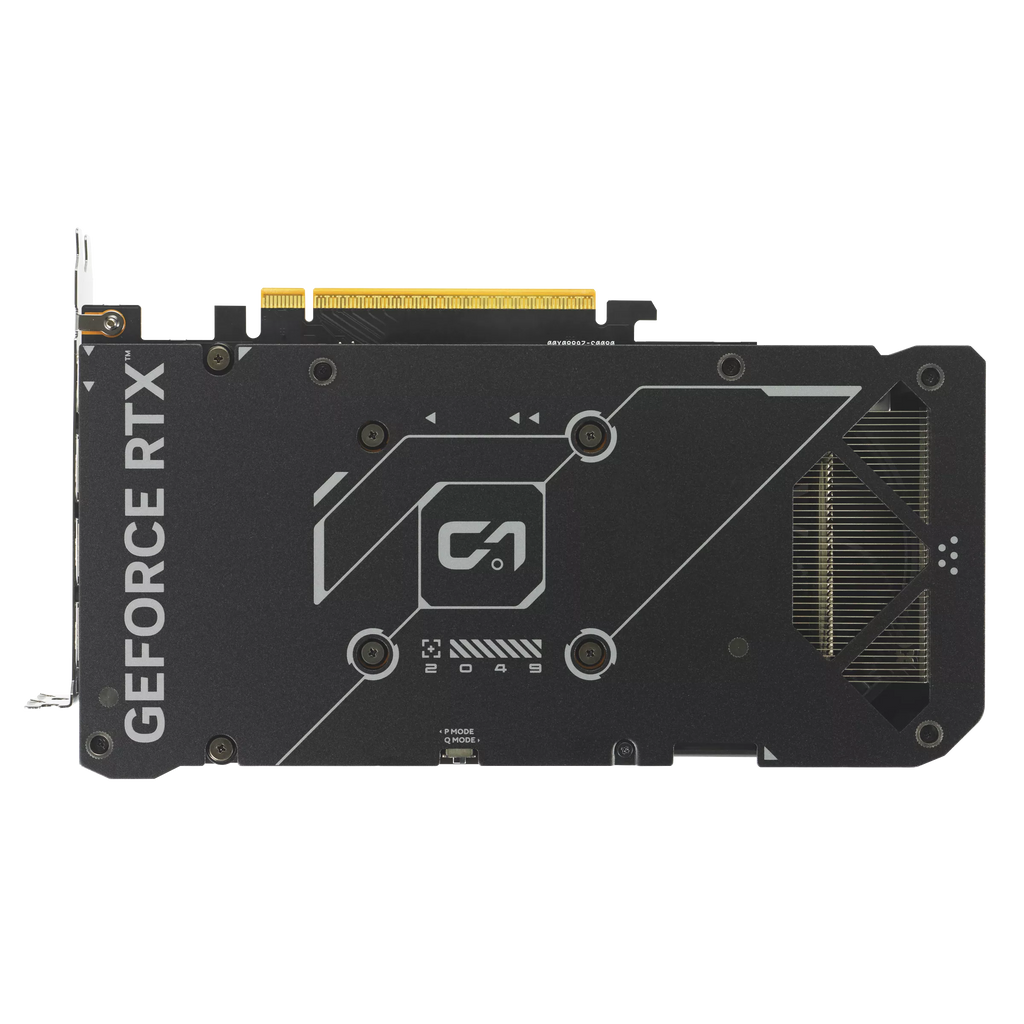كرت شاشة ASUS Dual RTX 5060 منظر علوي