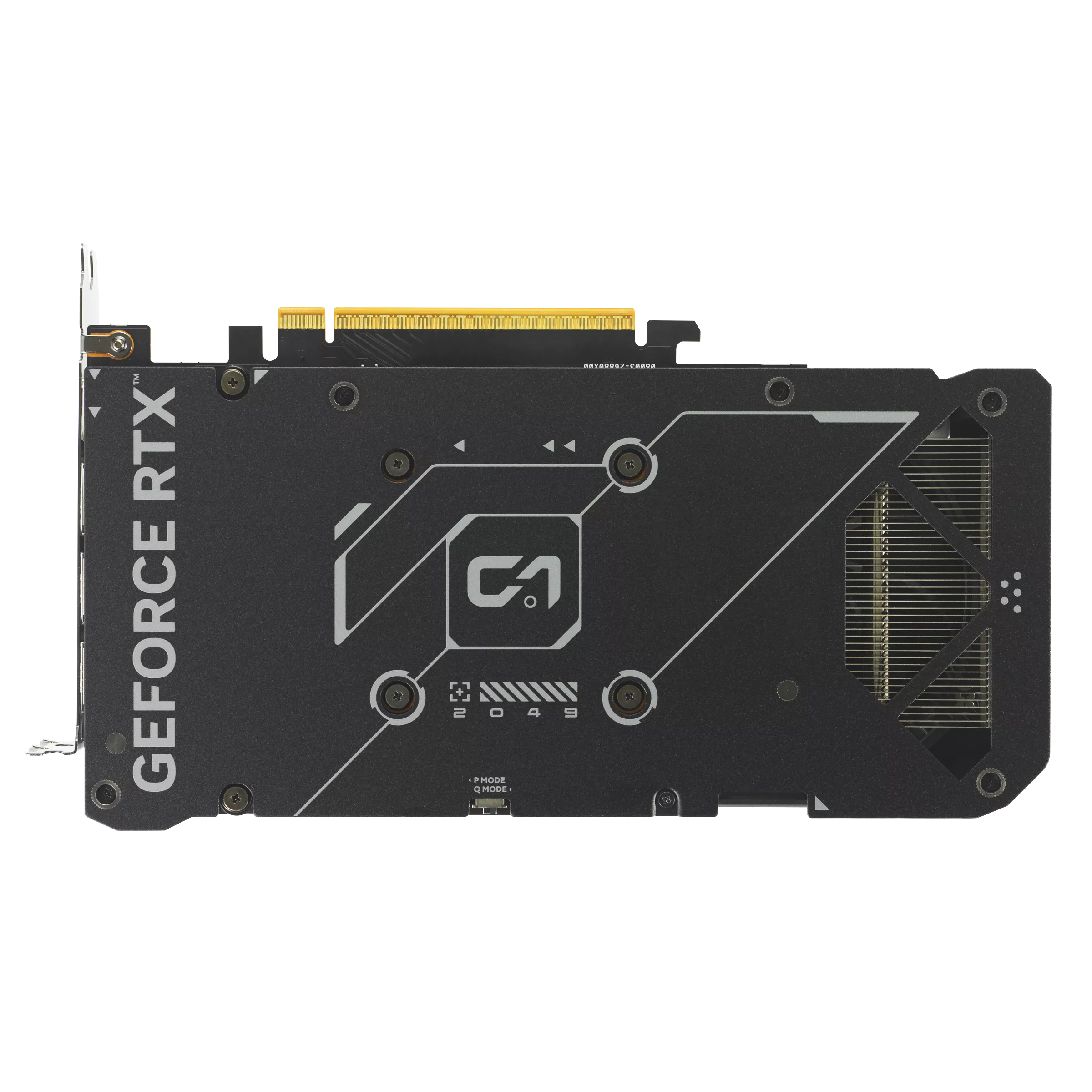 كرت شاشة ASUS Dual RTX 5060 منظر علوي
