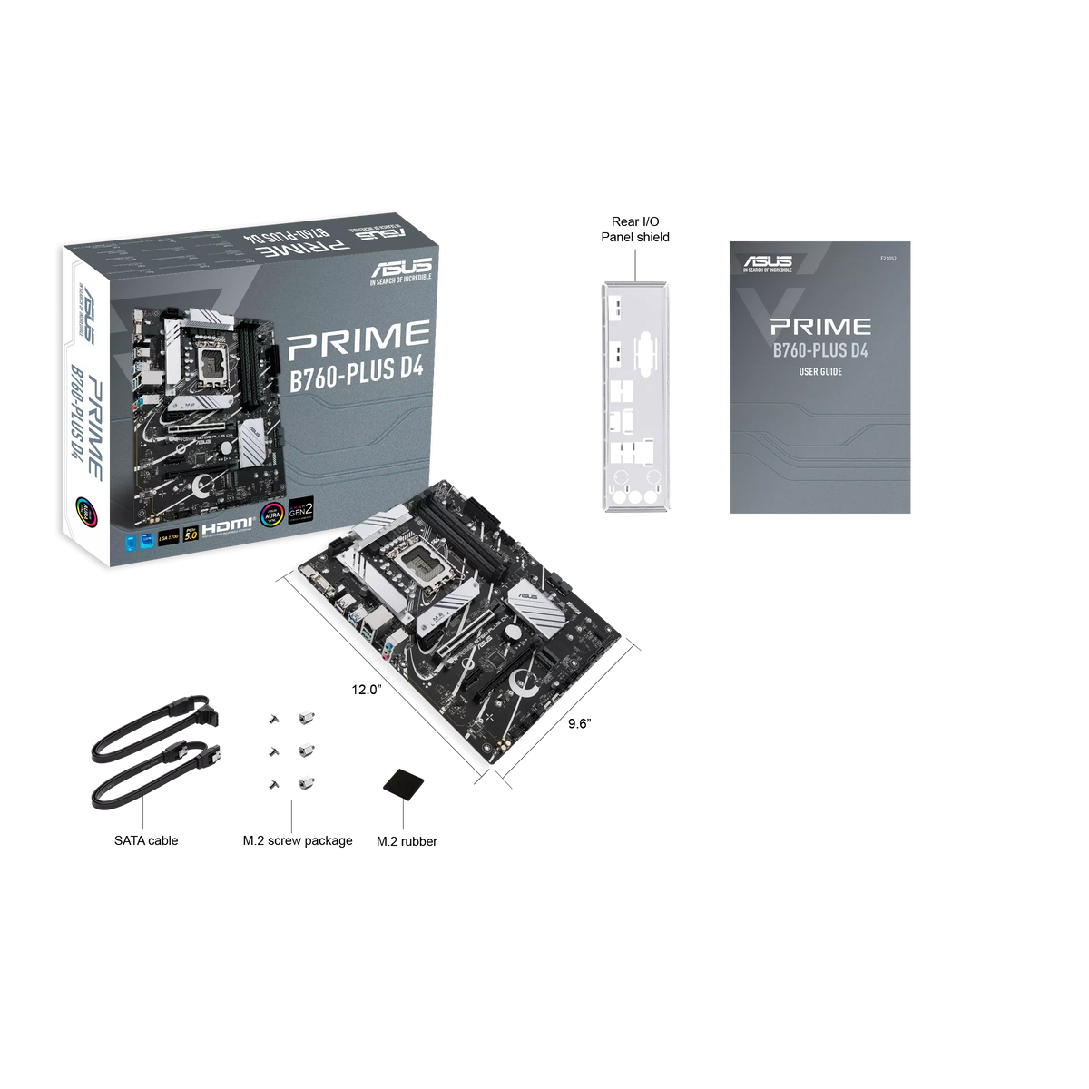 ASUS PRIME B760-PLUS D4 DDR4 ATX Motherboard