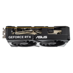 كرت شاشة ASUS Dual RTX 5060 يوضح المنافذ