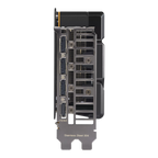 كرت شاشة ASUS Dual RTX 5060 من زاوية جانبية