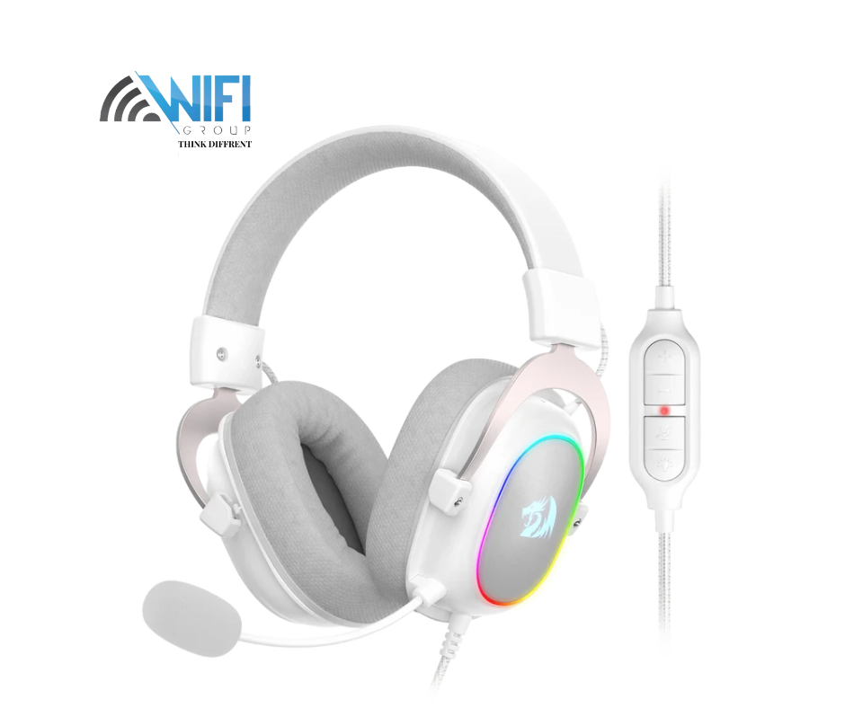 Redragon H510 Zeus-X RGB Wired Gaming Headset 7.1 Surround Sound White