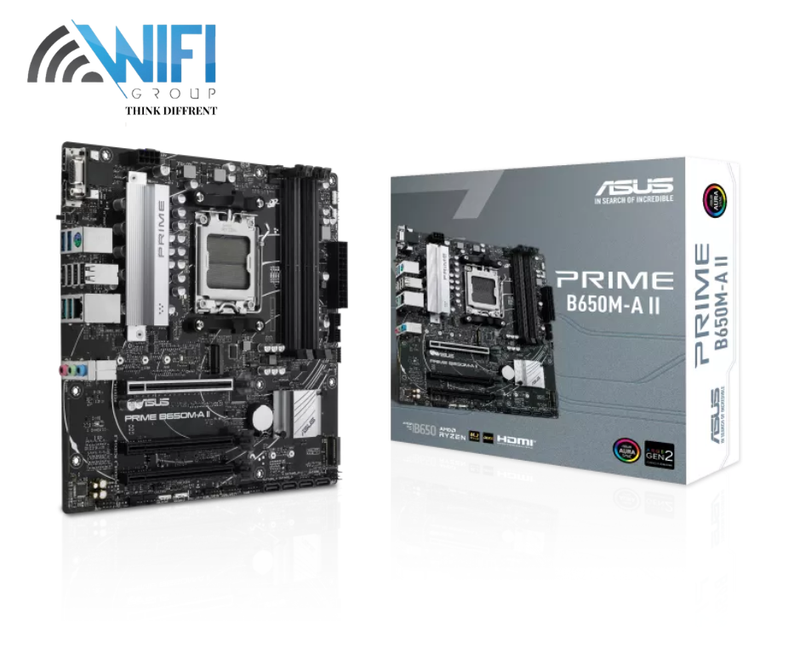 لوحة ASUS Prime B650M-A II بمنفذ AM5
