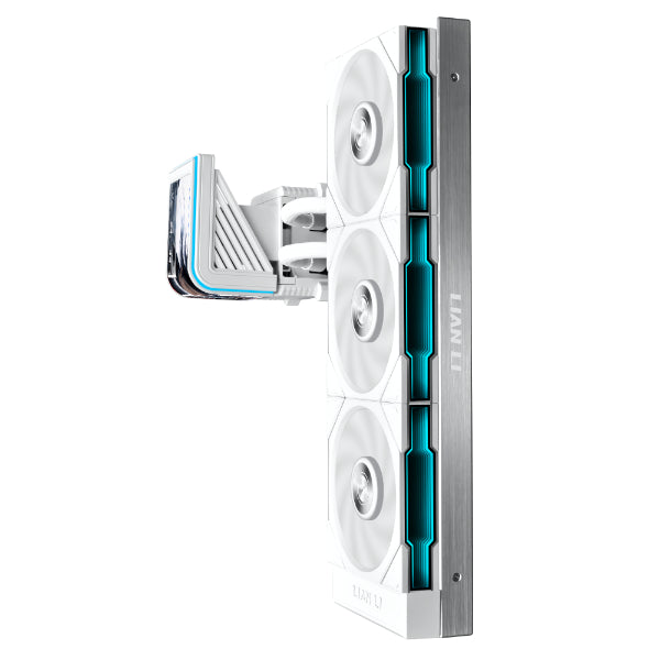 Lian Li HydroShift II Oled Curved 360MM White with UNI FAN TL Flex AIO Liquid Cpu Cooler