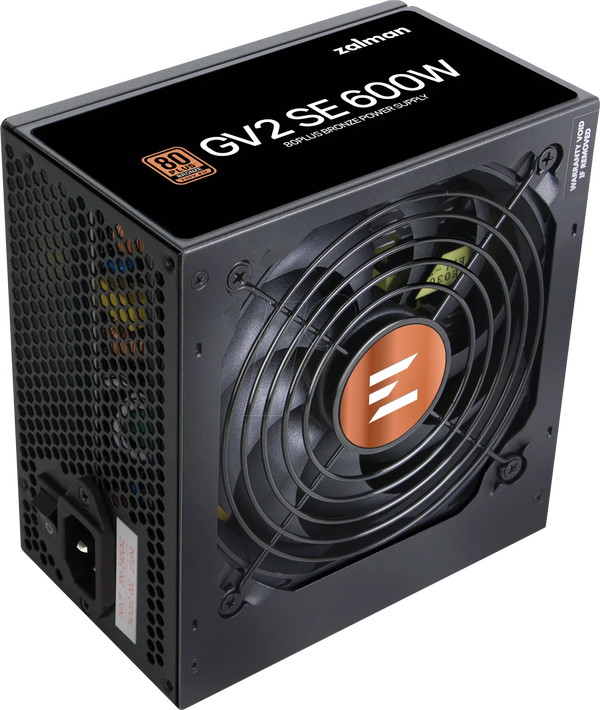 مزود طاقة Zalman GV2SE 600W يوضح المروحة HDB