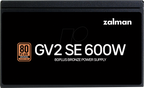 مزود طاقة Zalman GV2SE 600W يوضح المواصفات