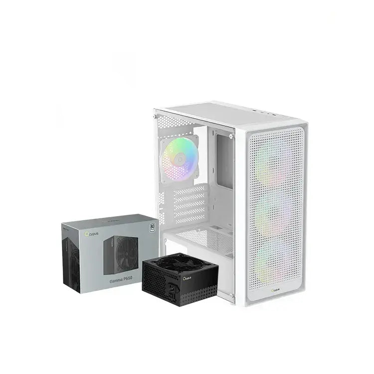 Ocypus Gamma C50 white – ARGB PSU P650 (80+ white) – 4 Fans