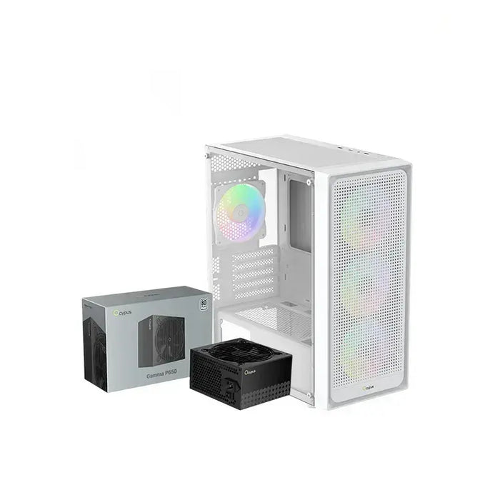 Ocypus Gamma C50 white ARGB PSU P650 4 Fans