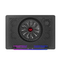 Redragon GCP500 IVY Laptop Cooler - 5 Quiet fans - 2 USB Port - Fan Speed Control - Aluminum Panel