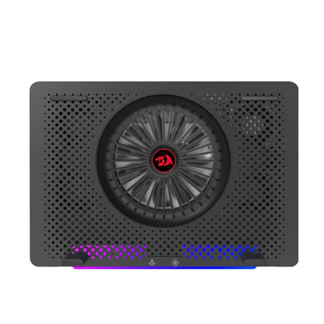 Redragon GCP500 IVY Laptop Cooler - 5 Quiet fans - 2 USB Port - Fan Speed Control - Aluminum Panel