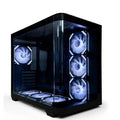 Tortox Curvo ATX Case with 7 Fans - Black