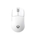 Mouse Meetion Air GW40 Pro Lightweight Pixart PAW3395 3 Mode Rechargeable Wireless And Bluetooth Gaming White