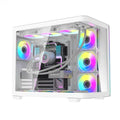 Tortox Curvo V2 ATX Case with 7 Fans - White