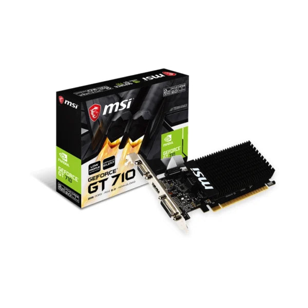 VGA MSI NVIDIA GeForce GT 710 DDR3 2G D3H LP