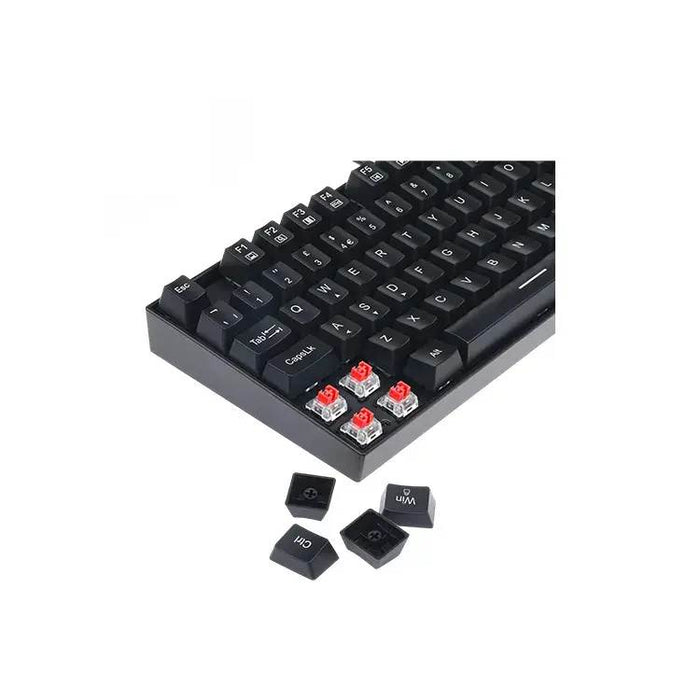 Redragon K552L-KR Kumara 87-Key Mechanical Gaming Keyboard - Red Switch - (No Light Edition)