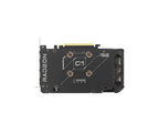 كرت شاشة ASUS Dual RX 9060 XT يوضح المنافذ