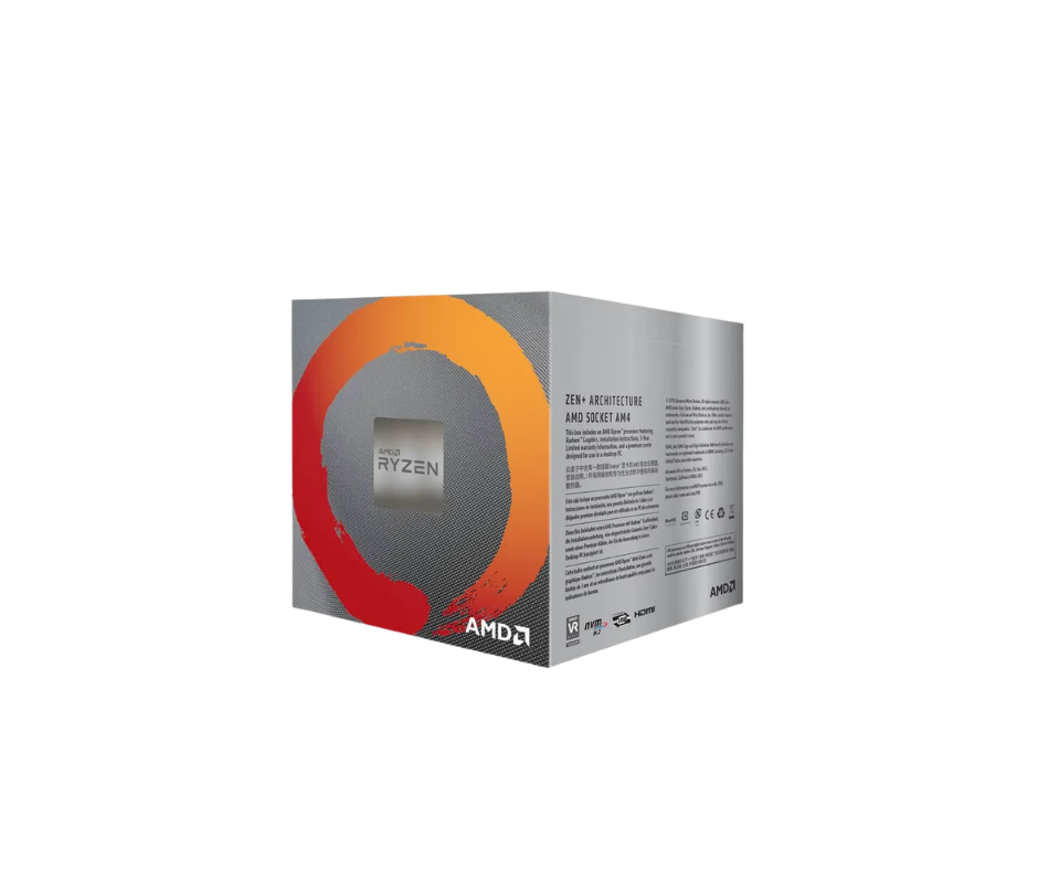 معالج AMD Ryzen 5 3400G صندوق البيع الأصلي