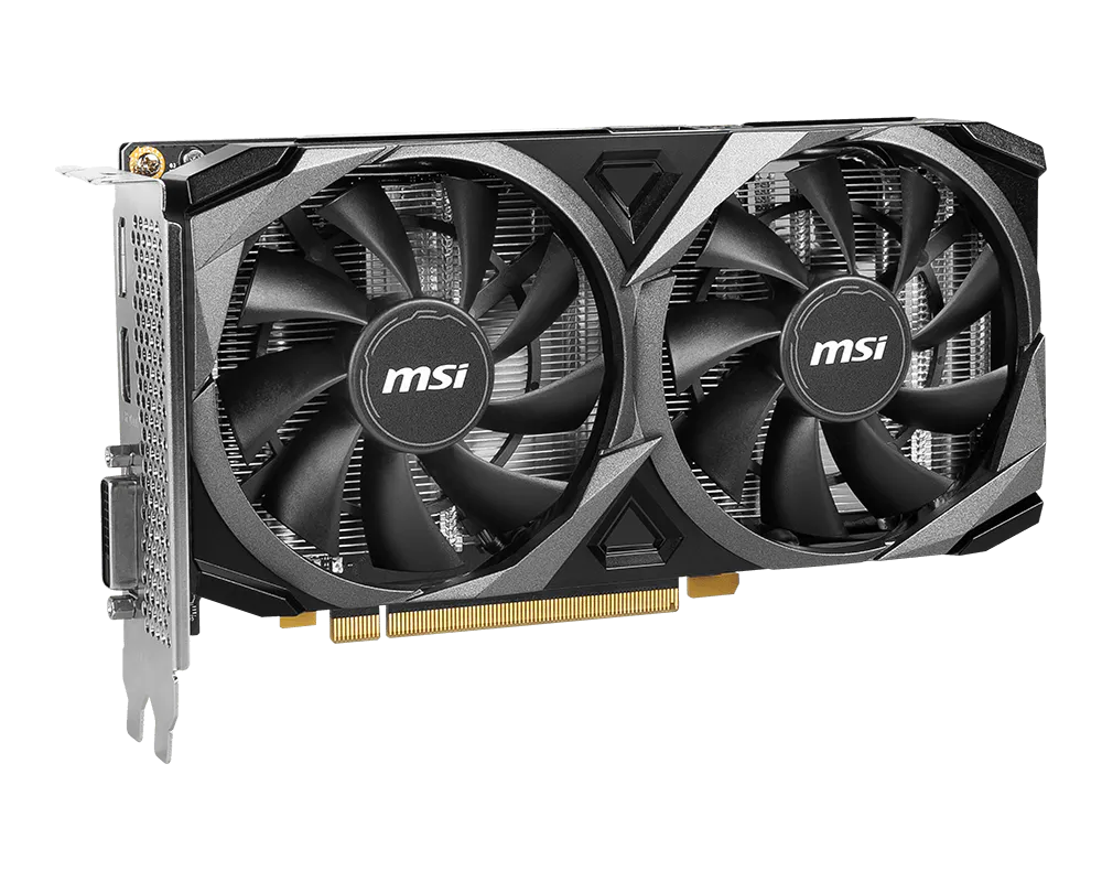 كرت شاشة MSI RTX 3050 VENTUS 2X XS صندوق البيع الرسمي