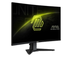 شاشة MSI MAG 276CXF منحنية 27 بوصة 280 هرتز 0.5 مللي ثانية FHD Rapid VA 1500R متوافقة مع تقنية Adaptive Sync تدعم HDR باللون الأسود