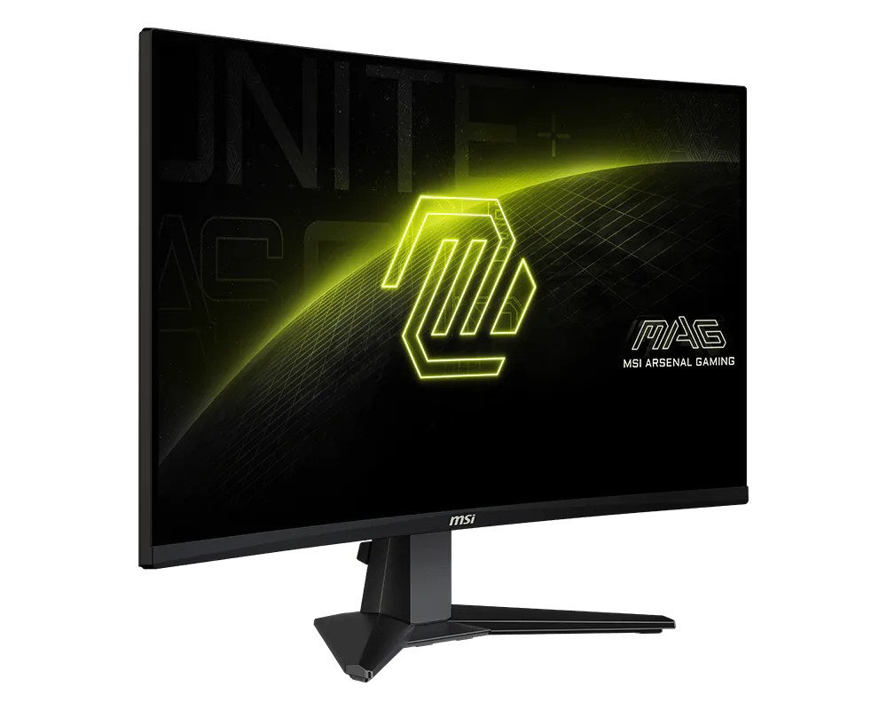 شاشة MSI MAG 276CXF منحنية 27 بوصة 280 هرتز 0.5 مللي ثانية FHD Rapid VA 1500R متوافقة مع تقنية Adaptive Sync تدعم HDR باللون الأسود
