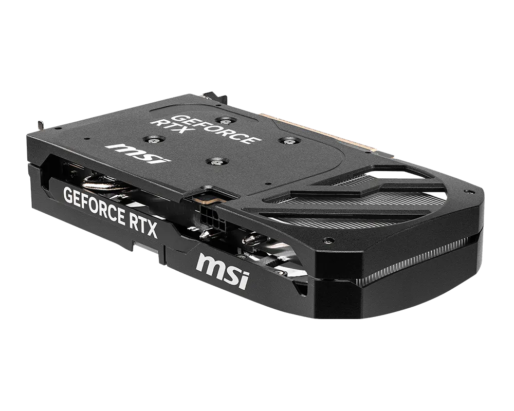 كارت شاشة MSI RTX 5060 Ti Shadow 2X OC Plus - منظر علوي لموصل الطاقة 8-pin