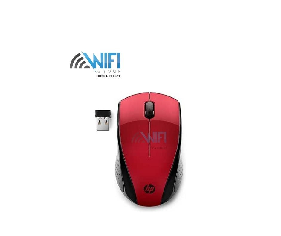 ماوس HP 220 لاسلكي أحمر