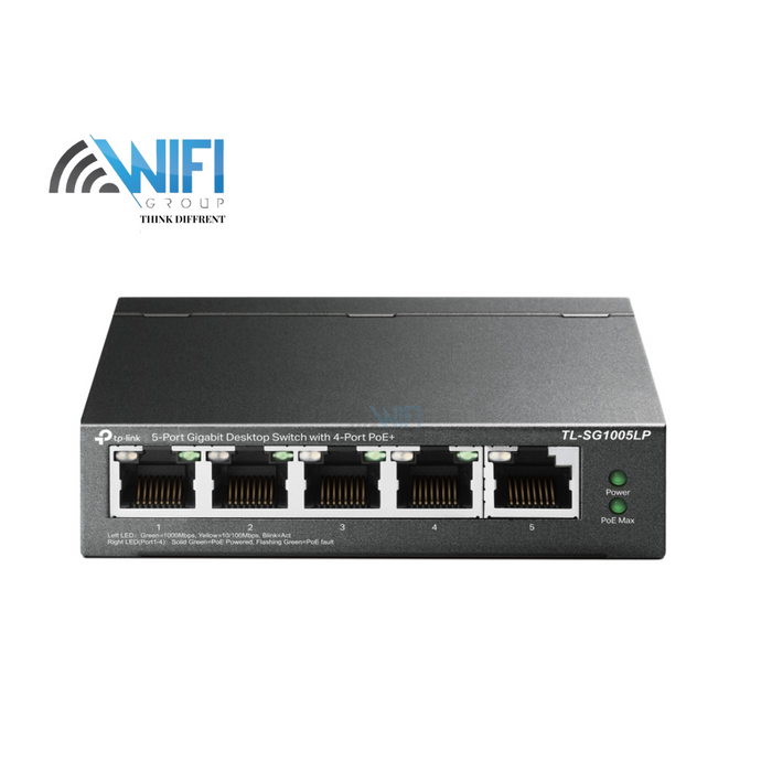 سويتش TP-Link TL-SG1005LP بمنافذ PoE+