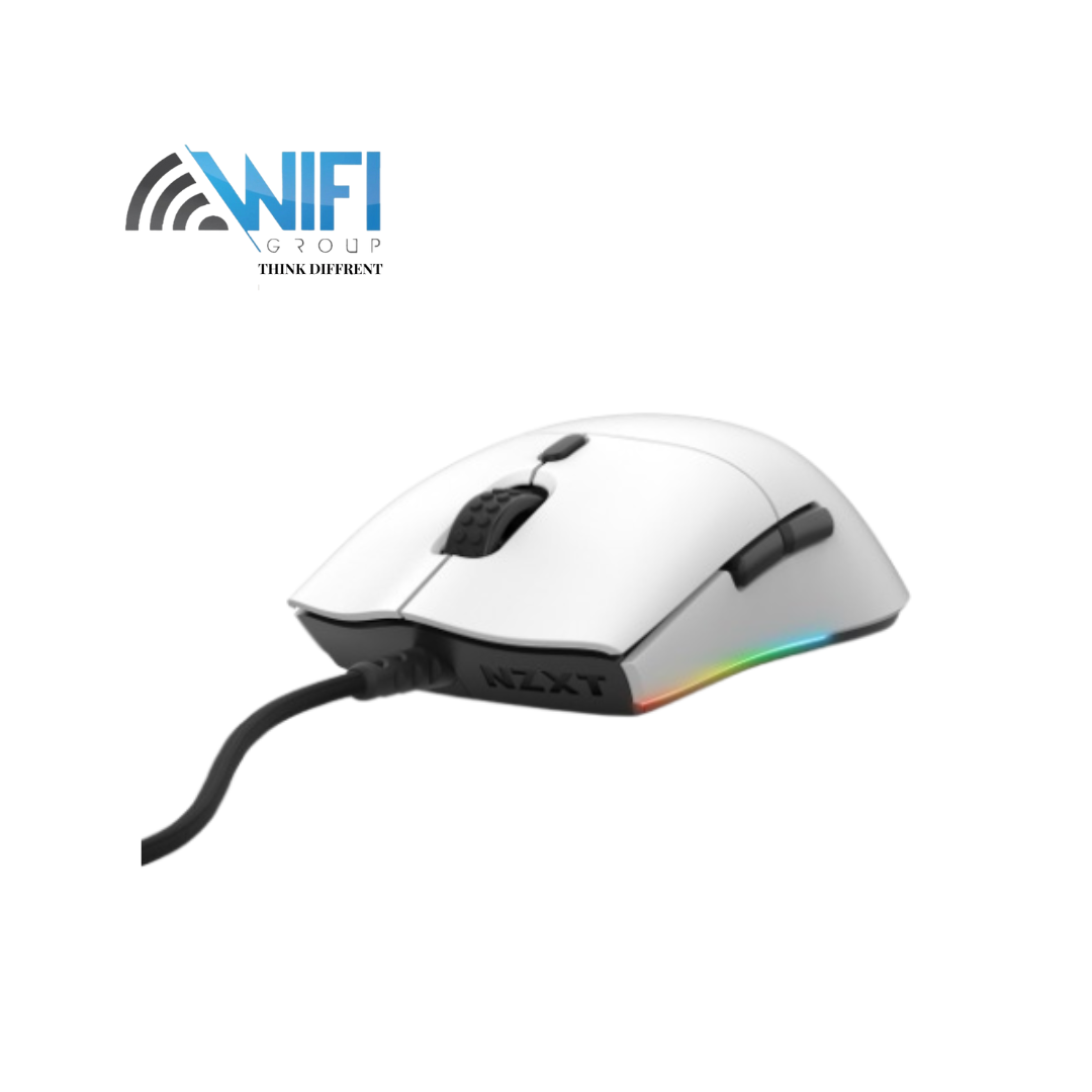 ماوس NZXT Lift أبيض RGB
