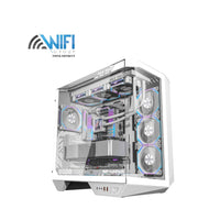 كيس DarkFlash DY470 أبيض فل تاور 4 مراوح ARGB