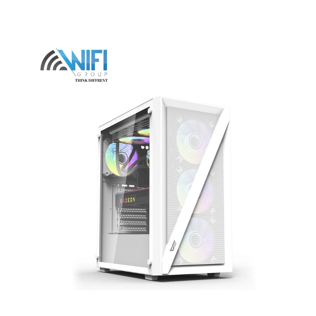 كيس DarkFlash DK260 Air أبيض واجهة ميش