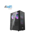 كيس DarkFlash A290 ATX أسود بجانب زجاج