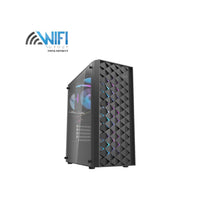 كيس DarkFlash DK351 زجاج أسود 4 مراوح ARGB