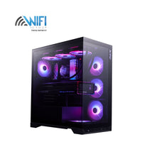 كيس XPG Invader X BTF أسود أسلاك خلفية