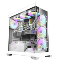 Case Darkflash DS900 White with Aigo AT750 PSU 750W 80+ Bronze
