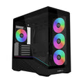Lian Li Vector V100 Mini 4 Fan ARGB Type-C + RB750 750W 80 Plus Bronze ATX 3.1 modular SATA Black Micro Tower Gaming Case