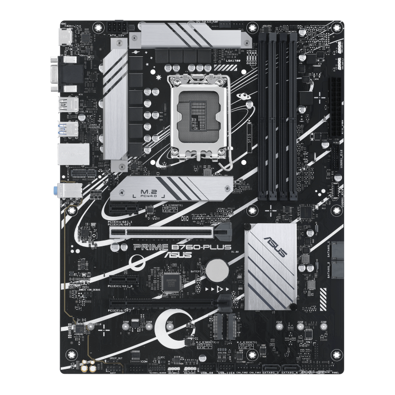 ASUS Prime B760-PLUS Intel Motherboard - Detail View